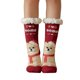thumbnail image 4 of Style 6 Calcetines de invierno para mujer, pantuflas peludas, dibujos animados Kawaii, gruesos, cálidos, forro polar de imitación, medias térmicas para dormir, 4 of 5