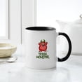 thumbnail image 4 of CafePress - Red Tickle Monster With Horns And One Eye Mug - 11 oz Ceramic Mug - Novelty Coffee Tea Cup, 4 of 4