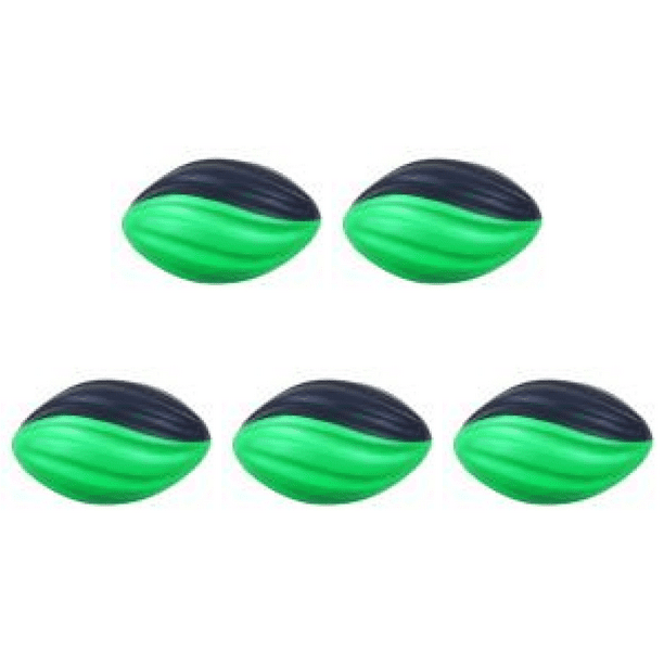 Pelota Rugby en Espiral Rebote Lento para Entrenamiento Uso Al Aire Libre () Verde
