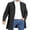 Black, variant on Mens Casual Windbreaker Single-Breasted Long Coat with Lapel Autumn Windproof Overcoat