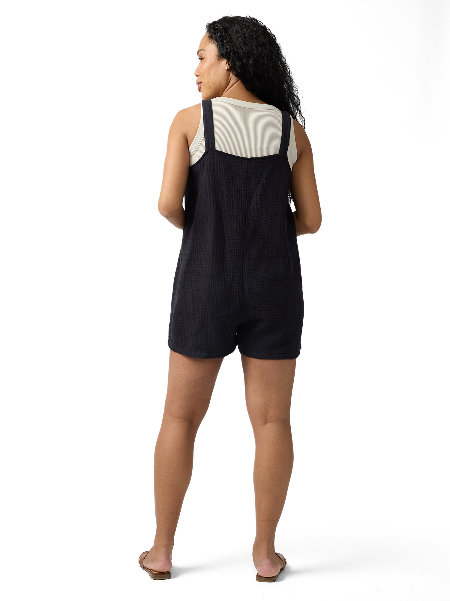 Ingrid & Isabel For Every Belly Women's Maternity Gauze Romper, Sizes S-XXL