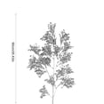 thumbnail image 3 of Artificial Silver Flower Stems Faux Metallic Roses, Bendable Branches For Home Vase Centerpiece, Wedding Party Farmhouse Table Arrangement Decor And Display, 3 of 6