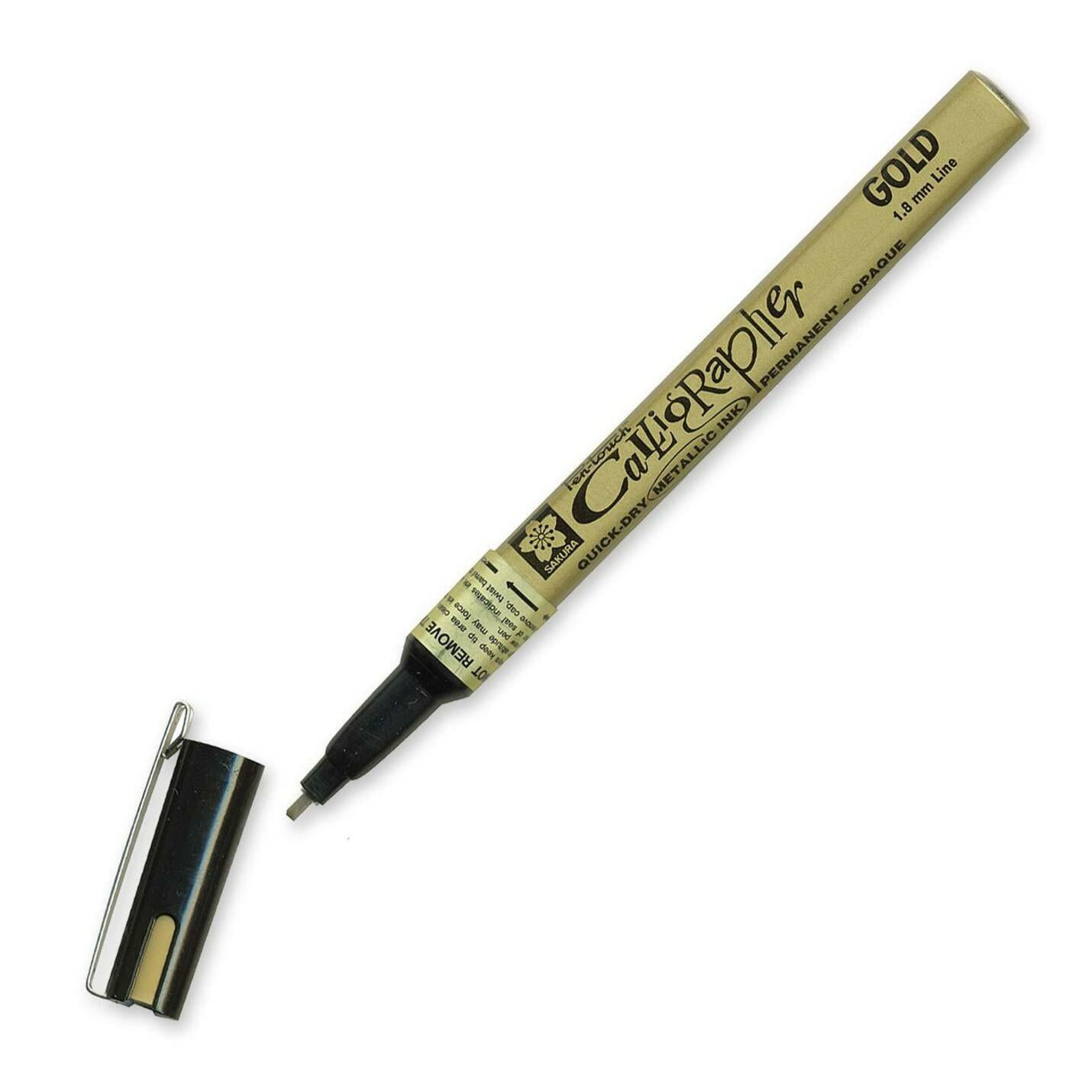 Sakura Pentouch Calligrapher Pen, Fine, Gold