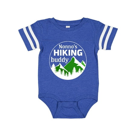 

Inktastic Nonno s Hiking Buddy with Mountains and Trees Gift Baby Boy or Baby Girl Bodysuit