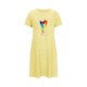 thumbnail image 5 of Camisón corto de mujer, vestido de largo medio con estampado de moda, camisón corto extragrande de mujer, camisón de manga corta con estampado de pecho a la moda, camisón de mujer, 5 of 5