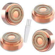 Flawless replacement heads, Women Facial Hair Remover Replacement Heads Generation 2 for Finishing Touch Flawless Facial Hair Removal Tool for Face, Double Halo Painless and Smooth, 4 Count