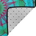 thumbnail image 3 of DouZhe Geometric Spiral Mandela Pattern Area Rugs Non-Slip Machine Washable Floor Mat, Abstract Style Carpet Doormat, 63x48 inches, 3 of 6