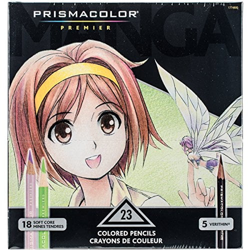 Prismacolor 1774800 Premiers Crayons de Couleur, Couleurs Manga, 23-Count