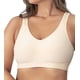thumbnail image 4 of Gibobby Sujetadores deportivos para mujer Camiseta de tirantes de seda, grande, cómoda y sexy para mujer, sin anillos de y sujetador de huellas(Beige,XL), 4 of 4