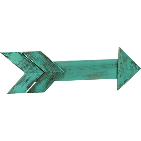 R W 34 5 X 10 Hand Crafted Wooden Arrow Wall Decor Teal R W 34 5 X 10 Hand Crafted Wooden Arrow Wall Decor Teal Com