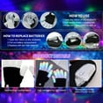 thumbnail image 5 of Finger Gloving Light Gloves, Colors LED Gloves for Adult Teens Light Shows, Raves, Festival, Party, 5 of 9