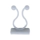 thumbnail image 1 of Gancho para Plantas Cateissary 100 Piezas Fijación Sin Costuras Alta Resistencia Color Blanco, 1 of 6
