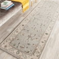 thumbnail image 4 of Safavieh Heritage Collection HG865A Handmade Traditional Oriental Beige and Grey Wool Round Area Rug (6' Diameter), 4 of 10