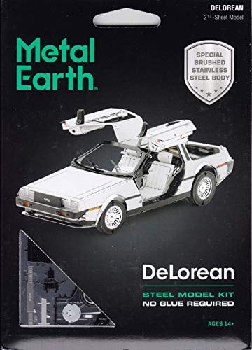 delorean metal earth