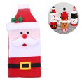 thumbnail image 2 of Bolsas de botellas de vino de Navidad, cubierta de botella de Navidad, juego de adornos de tapa de botella de vino para restaurante hecho a mano de Papá Noel Vhermosa 2034486-1, 2 of 9