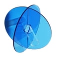 thumbnail image 2 of Florero geométrico Acrílico Kangjianwuwushu Disco azul 15x13x2cm, 2 of 10