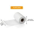 thumbnail image 2 of 10 Pcs Thermal Paper, for Mobile 58mm 30mm Mini Thermal Printer Cash Register POS Receipt Paper Roll, 2 of 6