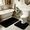 Black, variant on Softlife Bathroom Rug Sets 2 Pcs Absorbent Microfiber Washable Mats Dry Quickly Home Decor and Bath Room Accessories