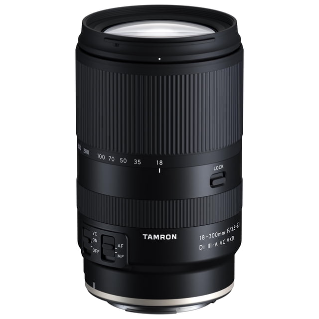 Tamron 18-300mm f/3.5-6.3 Di III-A VC VXD Lens for Canon R APS-C | All-in-One Travel Zoom