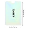 thumbnail image 2 of Shisuyan Rfid Blocking Card Sleeves Assorted Color 10Pcs 2.4X3.6X0.1In, 2 of 8