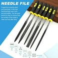 thumbnail image 4 of Deburring Tool Kit, DIY with 6pcs Needle Files Woodworking 10 Blades Professional Deburring Tool Kit for Resin Aluminum, 4 of 6