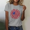 thumbnail image 4 of VerPetridure American Flag Shirts for Women 4th of July T-Shirt USA Flag Patriotic Shirt Stars and Stripes Summer Tees, 4 of 6
