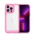 thumbnail image 5 of For Apple iPhone 11 (6.1") Ultra-Thin Transparent Hybrid Soft Silicone Rubber TPU and Hard PC Shockproof Tone Frame Bumper Cover ,Xpm Phone Case [ Pink ], 5 of 5