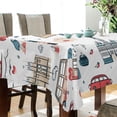 thumbnail image 3 of Ryvnso Cartoon Car City Rectangle Table Cloth Tablecover Dinning Tablecloth 54"x54", 3 of 8