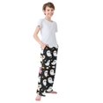 thumbnail image 3 of FORMRS Boys Pajama Pants with Pockets Size 6-8Y Kids Lounge Sleep Bottoms, White Halloween Ghost, 3 of 8