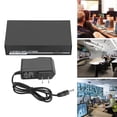thumbnail image 1 of 2 Port VGA Splitter, 1 in 2 Out VGA Splitter Widely Compatible  for Public Address, 1 of 7