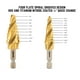 thumbnail image 2 of Juego de brocas escalonadas NEIKO 10172A de 4 ranuras en espiral, 2 of 6