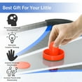 thumbnail image 6 of RayChee 32in Table Top Air Hockey Table for Kids and Adults, Portable Mini Tabletop Air Hockey Game for Game Room, Living Room w/ Powerful Air, 2 Pushers & 2 Air Hockey Pucks, 6 of 7