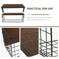 thumbnail image 3 of WEUVEB Farmhouse Floating Shelf Iron Storage for Living Room 1 Set, 3 of 8