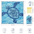 thumbnail image 2 of Manta de playa WIWIGO impermeable a prueba de arena 201x211 cm, 2 of 6