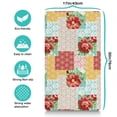 thumbnail image 5 of Floral and Hummingbird Dog Bowl Mat - Non-Slip Pet Feeding Mat with Vintage Aesthetic, Durable & Eco-Friendly, 5 of 6