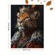 thumbnail image 3 of Qisvanset 12x16 Inch Crown Leopard Canvas Wall Art, Luxurious Wild Animal Elegant Home Wall Decor, 3 of 8