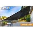 thumbnail image 4 of Malla Sombreadora,5M×3M 90% Sombra Exterior, Tela de sombreo con protección UV.Sombra para jardín, cocheras,Terraza (Negro 6m×4m), 4 of 5