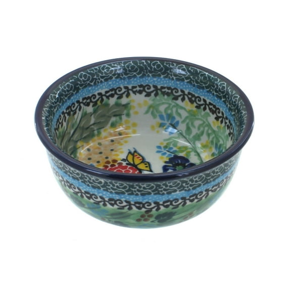 Blue Rose Polish Pottery Teresa Small Bowl