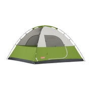 Coleman Sundome 6-Person Dome Tent, Green, 72 Center Height, Overall dimensions: 120'' H x 120'' W
