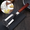 thumbnail image 2 of ENJOYW Non Slip Handle Potato Masher Manual Press Vegetable Fruit Crusher Kitchen Tool Potato Masher, 2 of 6