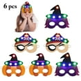 thumbnail image 2 of Coofit 6PCS Kids Costume Mask LED Light up Masquerade Mask Party Mask for Halloween, 2 of 10