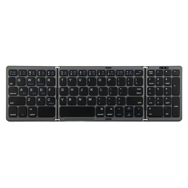 Keyboard, B089 Foldable Wireless Keyboard, Stable Connection Compatible for Tablet PC Mobile Phone Laptop Notebook