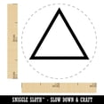 thumbnail image 2 of Triangle Witch Symbol Fire Wicca Element Rubber Stamp for Scrapbooking Crafting Stamping - Mini 1/2 Inch, 2 of 7
