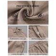 thumbnail image 5 of RICHCOIN Mens 2 Piece Outfit Summer Beach Short Sleeve Button Down Shirts and Shorts Vacation Sets for Men, 5 of 7