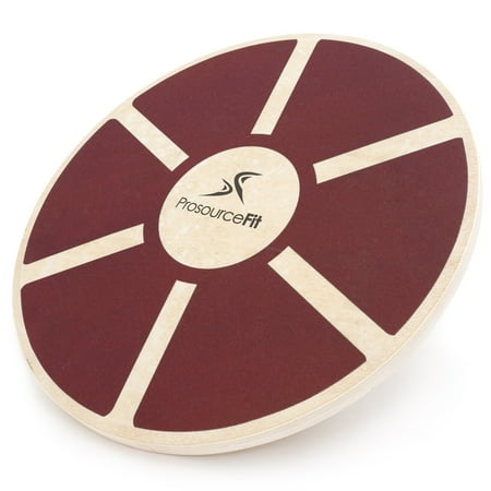 ProsourceFit Wooden Balance Board  Red