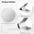 thumbnail image 5 of 10PCS 45 Degree Angle Aluminum Profile Fastening Connectors with Screws, Washers, Sliding Nuts, Aluminum Profile Corner Mounting Braces for Industrial Aluminum Frames, 5 of 5
