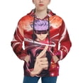 thumbnail image 5 of Jujutsu Kaisen Satoru Gojo Kids' Hoodie 3d Print Sweatshirt Soft Pullover Hooded With Big Pockets For Boys Or Girls Large, 5 of 7