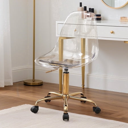 clear acrylic desk chair modern product