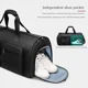 thumbnail image 4 of Bolsa de viaje, equipaje de gran capacidad, traje Formal, bolsa de almacenamiento plegable, separación en seco y húmedo con compartimento independiente para zapatos, 4 of 4