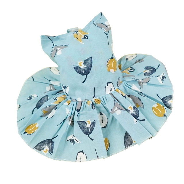 Greeniant de perro, disfraz de verano y primavera para perros, mono para mascotas, artesanía, ropa práctica para cachorros, hermosa rosa XS Ropa para mascotas Ipomoea Nil Azul S Greeniant PT003839-27